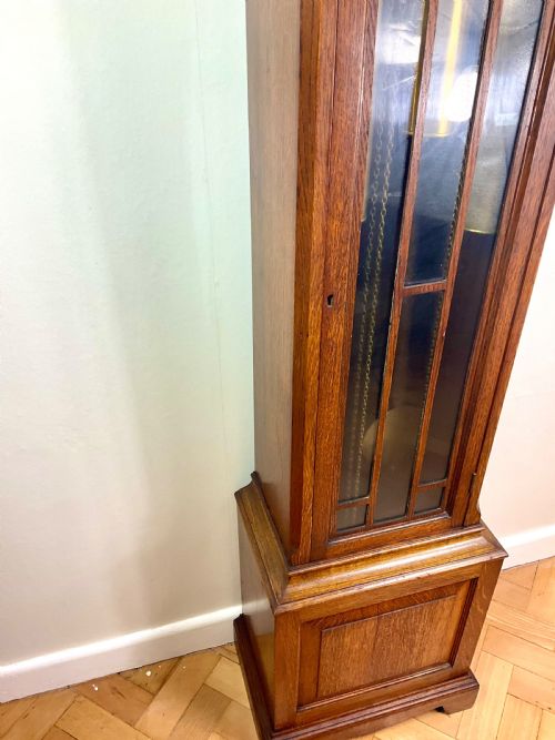fig 2. Small Musical 8 Day Grandmother Grandfather Longcase Clock