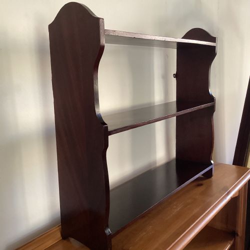 Mahogany Wall Shelves