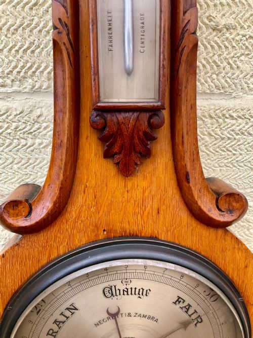 NEGRETTI ZAMBRA MERCURIAL BAROMETER - ADDITIONAL PHOTO 8