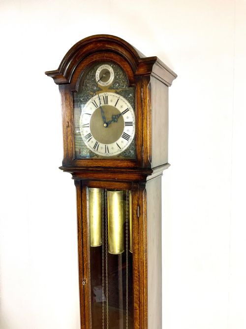 Quarter Chiming Triple Musical Grandmother Longcase Clock