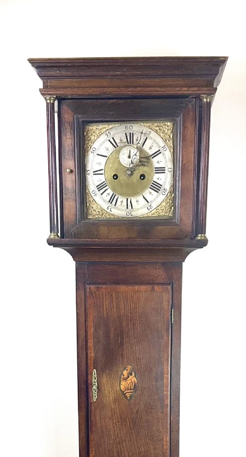 Dated 1782 Oak Grandfather Longcase Clock - Georgian