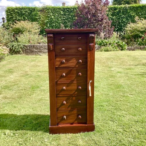 Victorian Mahogany Wellington Chest