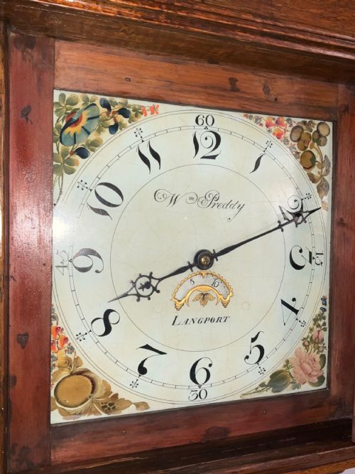 18THC OAKMAHOGANY GRANDFATHER LONGCASE CLOCK PREDDY OF LANGPORT SOM - ADDITIONAL PHOTO 6