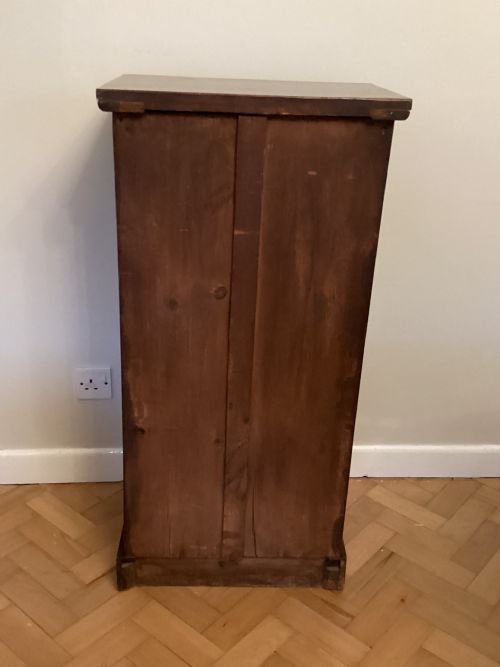 VICTORIAN MAHOGANY WELLINGTON CHEST - ADDITIONAL PHOTO 1