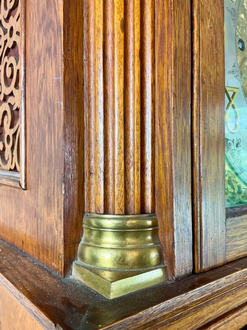 fig 2. Quarter Chiming Tubular Bell Longcase Regulator Clock
