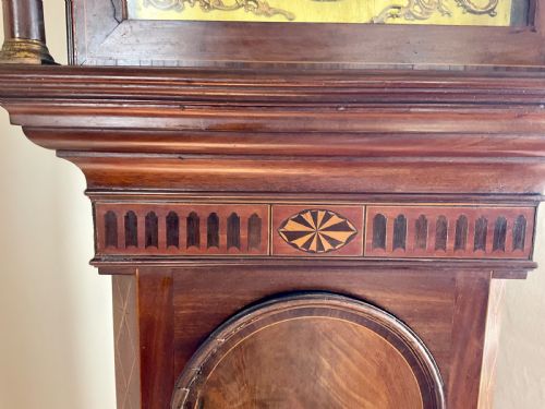 fig 2. 1770 “Marriage” Clock - Georgian Mahogany Longcase