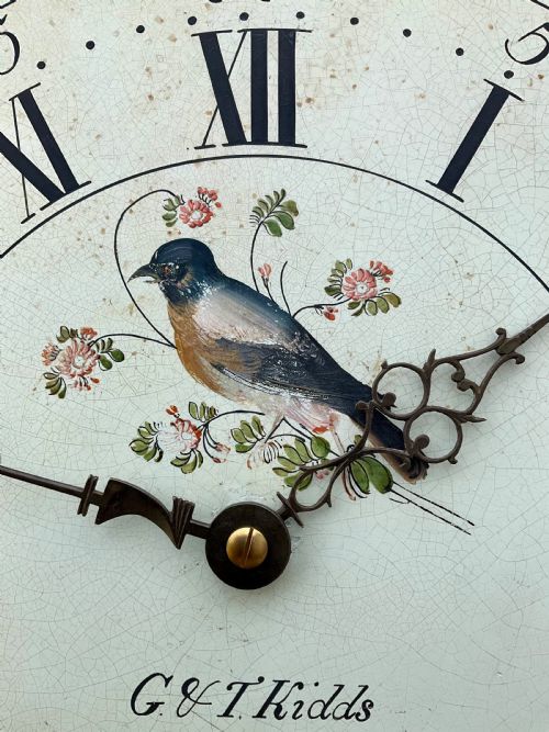 fig 2. 19th Century Small Slim Grandfather Longcase Clock