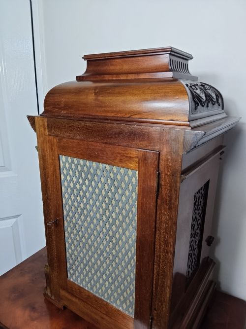 MAPPIN WEBB TWIN FUSEE TABLE CLOCK - ADDITIONAL PHOTO 14