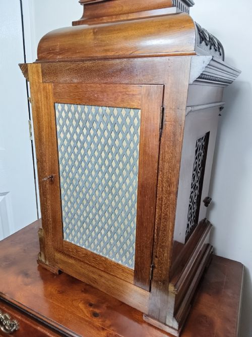 MAPPIN WEBB TWIN FUSEE TABLE CLOCK - ADDITIONAL PHOTO 15