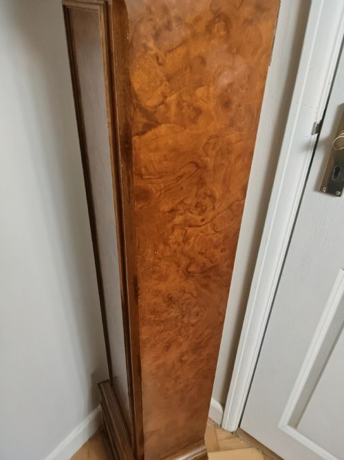 BURR WALNUT ELLIOTT GRANDMOTHER LONGCASE CLOCK - ADDITIONAL PHOTO 6