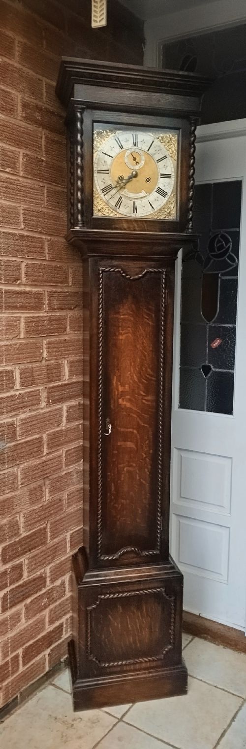 REGULATOR LONGCASE CLOCK MAPLE LONDON GJ MOVEMENT