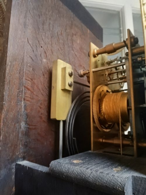 REGULATOR LONGCASE CLOCK MAPLE LONDON GJ MOVEMENT - ADDITIONAL PHOTO 12