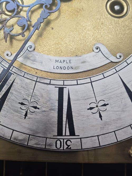 REGULATOR LONGCASE CLOCK MAPLE LONDON GJ MOVEMENT - ADDITIONAL PHOTO 7