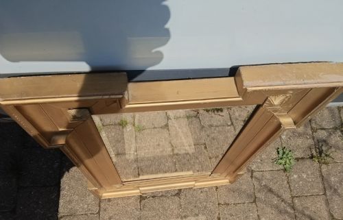 VICTORIAN GILT FRAMED WALL MIRROR WITH BEVELLED GLASS - ADDITIONAL PHOTO 5