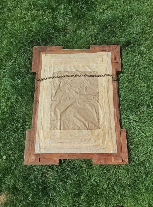 VICTORIAN GILT FRAMED WALL MIRROR WITH BEVELLED GLASS - ADDITIONAL PHOTO 6