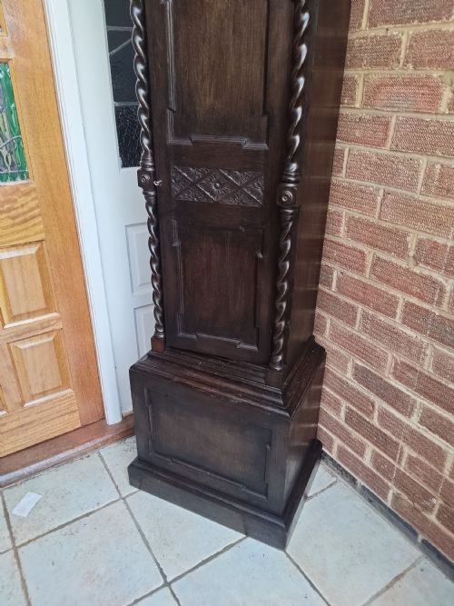 IMPRESSIVE TUBULAR 9 BELL LONGCASE CLOCK - ADDITIONAL PHOTO 4