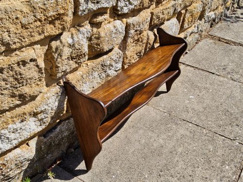 19th Century Walnut Wall Shelves