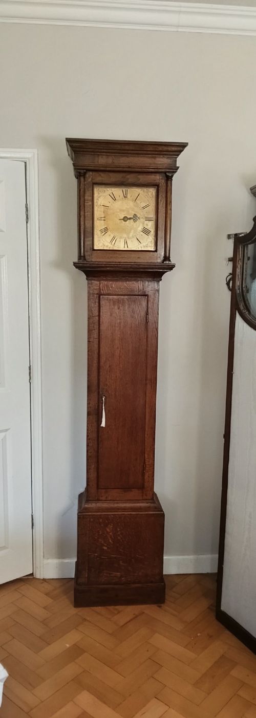 10in Dial Small Georgian Oak Grandfather Longcase Clock