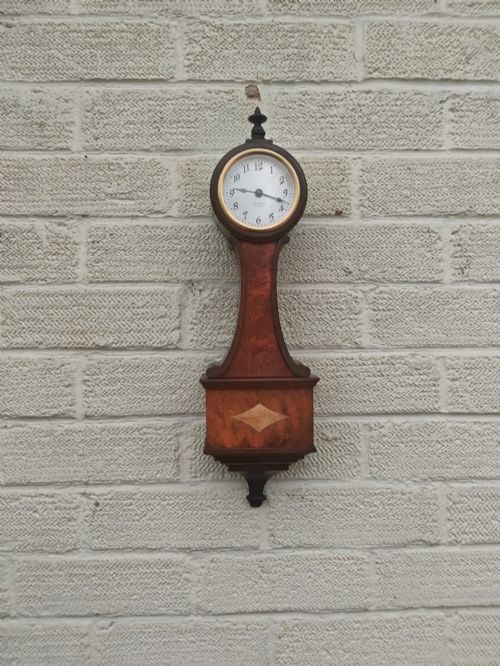 Small Seth Thomas Pomfret Banjo 8 Day Wall Clock