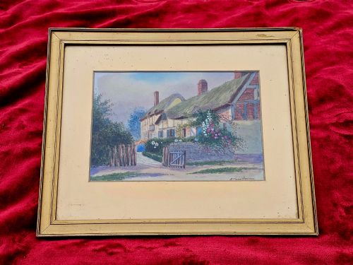 Early 20th Century Watercolour A. Marie Parsons