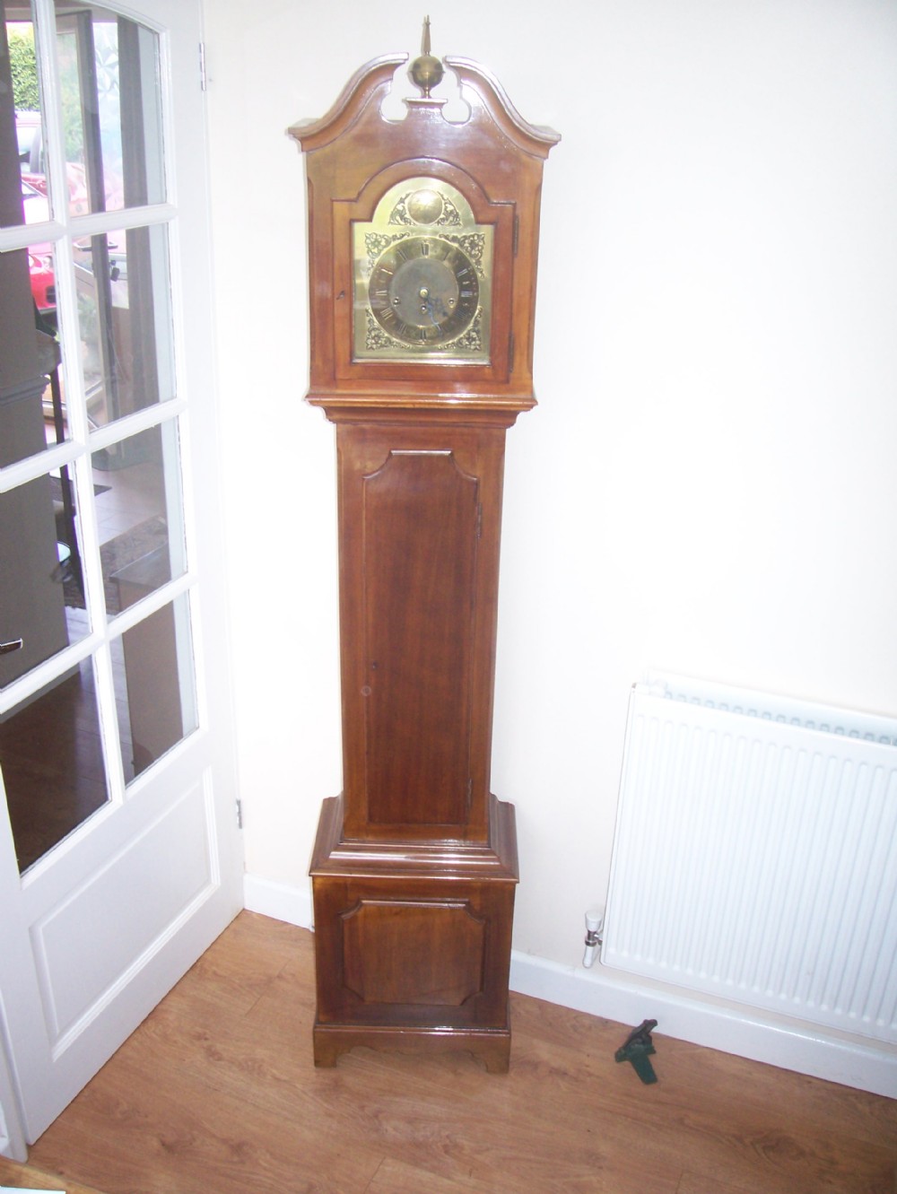CHIMING GEORGIAN STYLE GRANDMOTHER LONGCASE