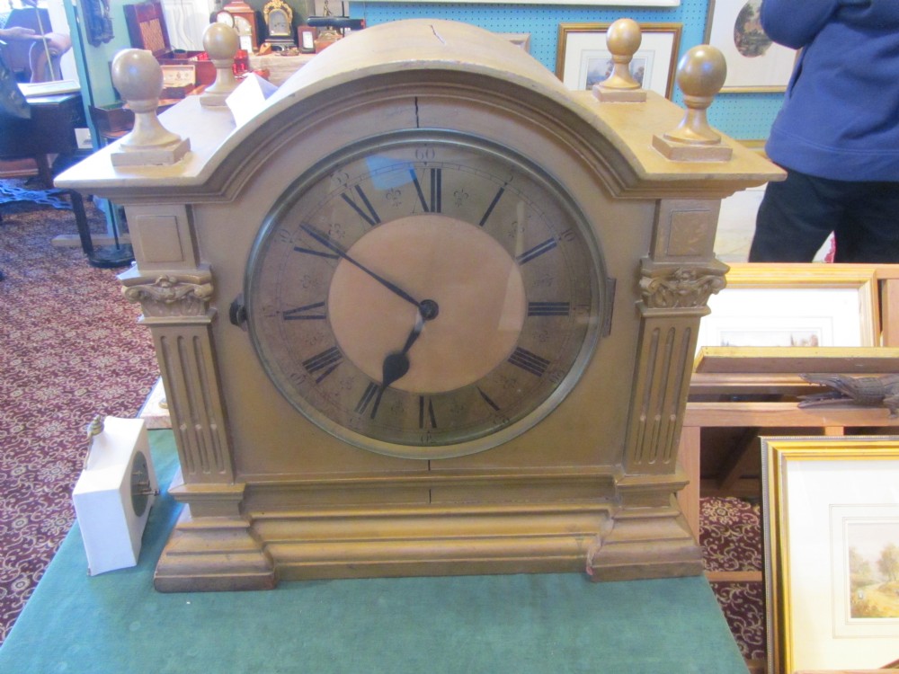 RARE DOUBLE FACED FUSEE CONSUL OR PEDESTAL CLOCK