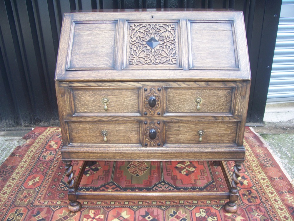 JACOBEAN OAK BUREAU