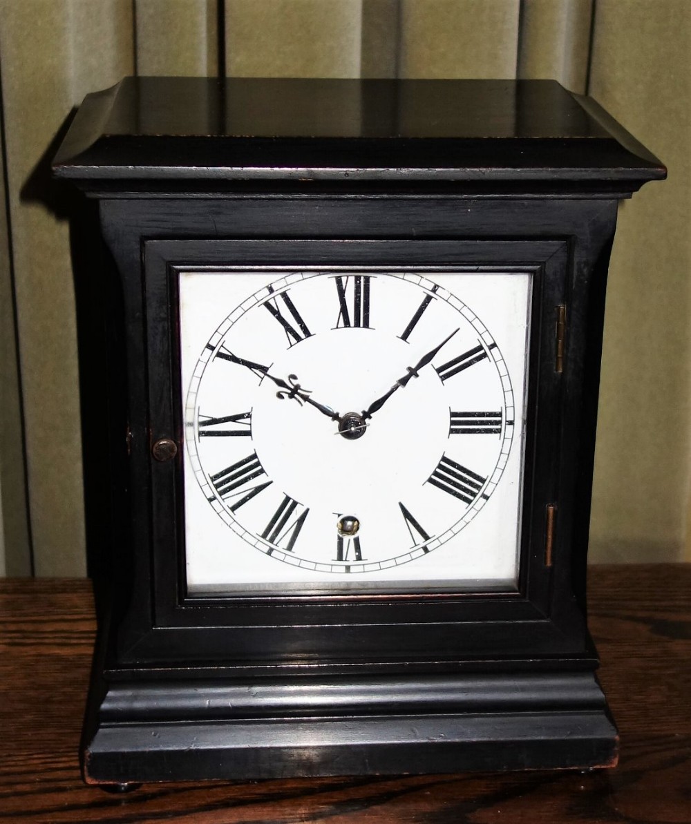 Late 19th Century Winterhalder & Hoffmeier  Bracket / Mantle Clock of Georgian Influence.