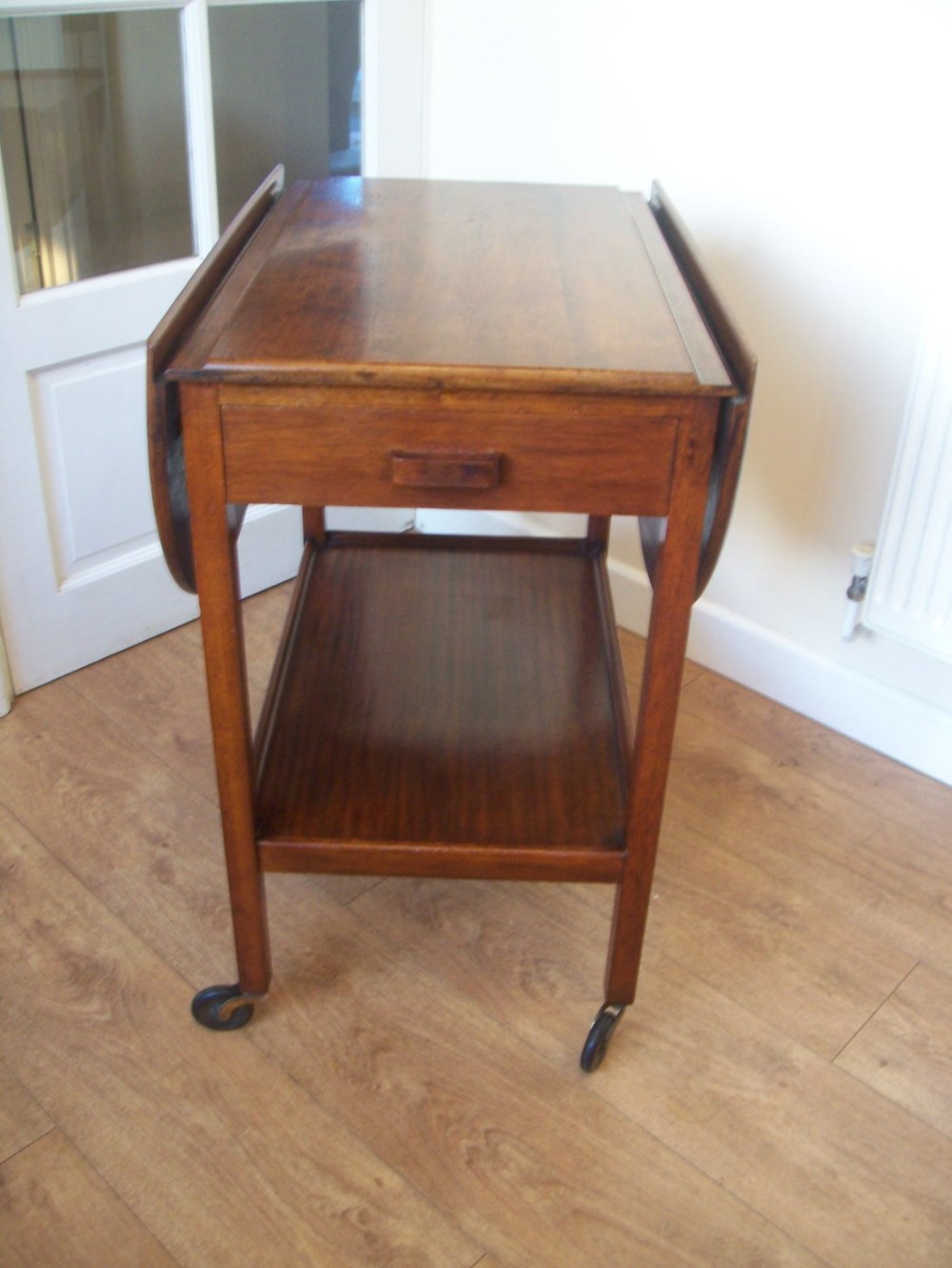 'Fyne Ladye' Art Deco mahogany tea table trolley 