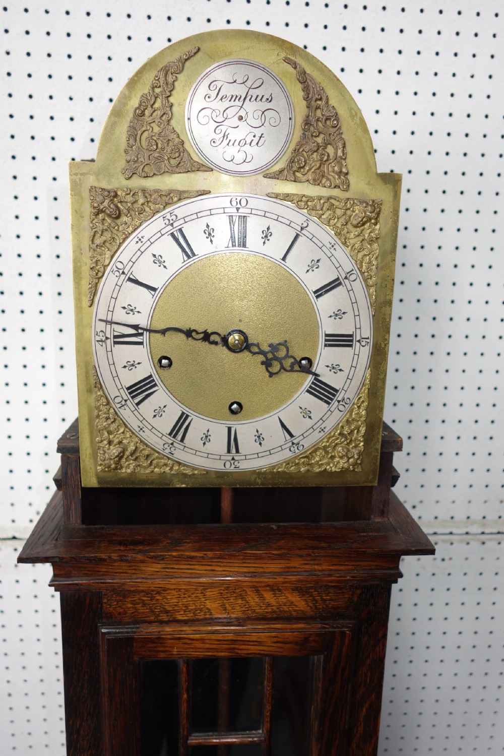 Glass Fronted Small Grandmother or Grandfather Longcase Clock - Circa 1920 - Mellow Westminster Chimes View III