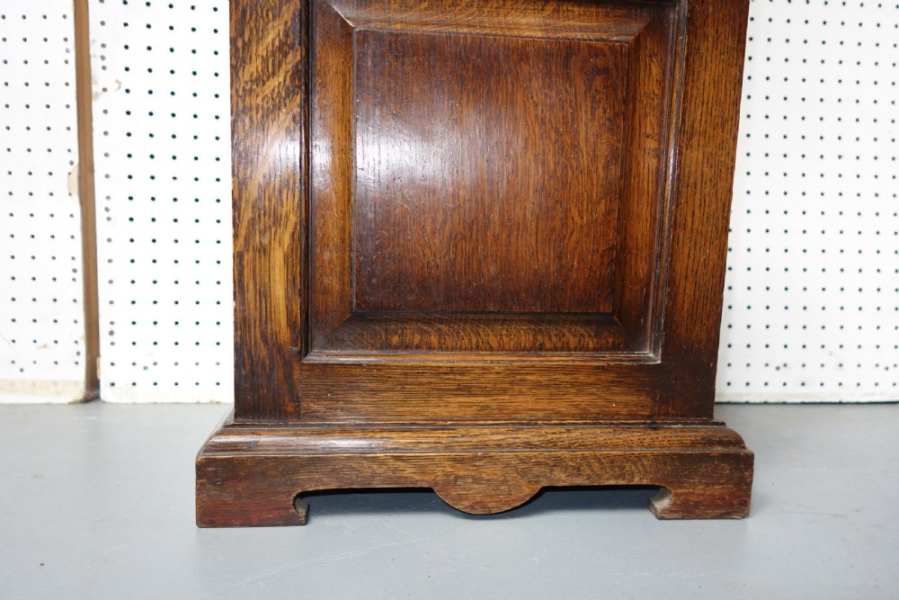 Glass Fronted Small Grandmother or Grandfather Longcase Clock - Circa 1920 - Mellow Westminster Chimes View V