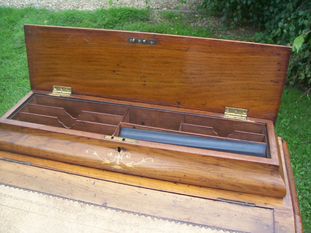 Victorian Walnut Davenport Desk View V