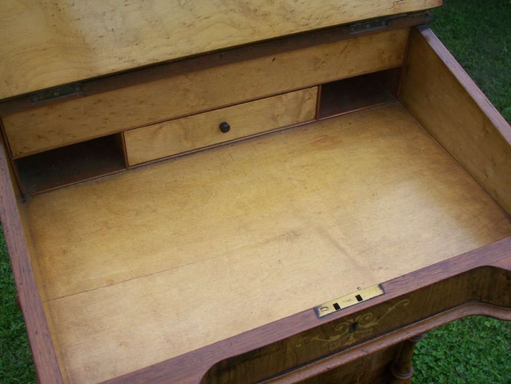 Victorian Walnut Davenport Desk View VI