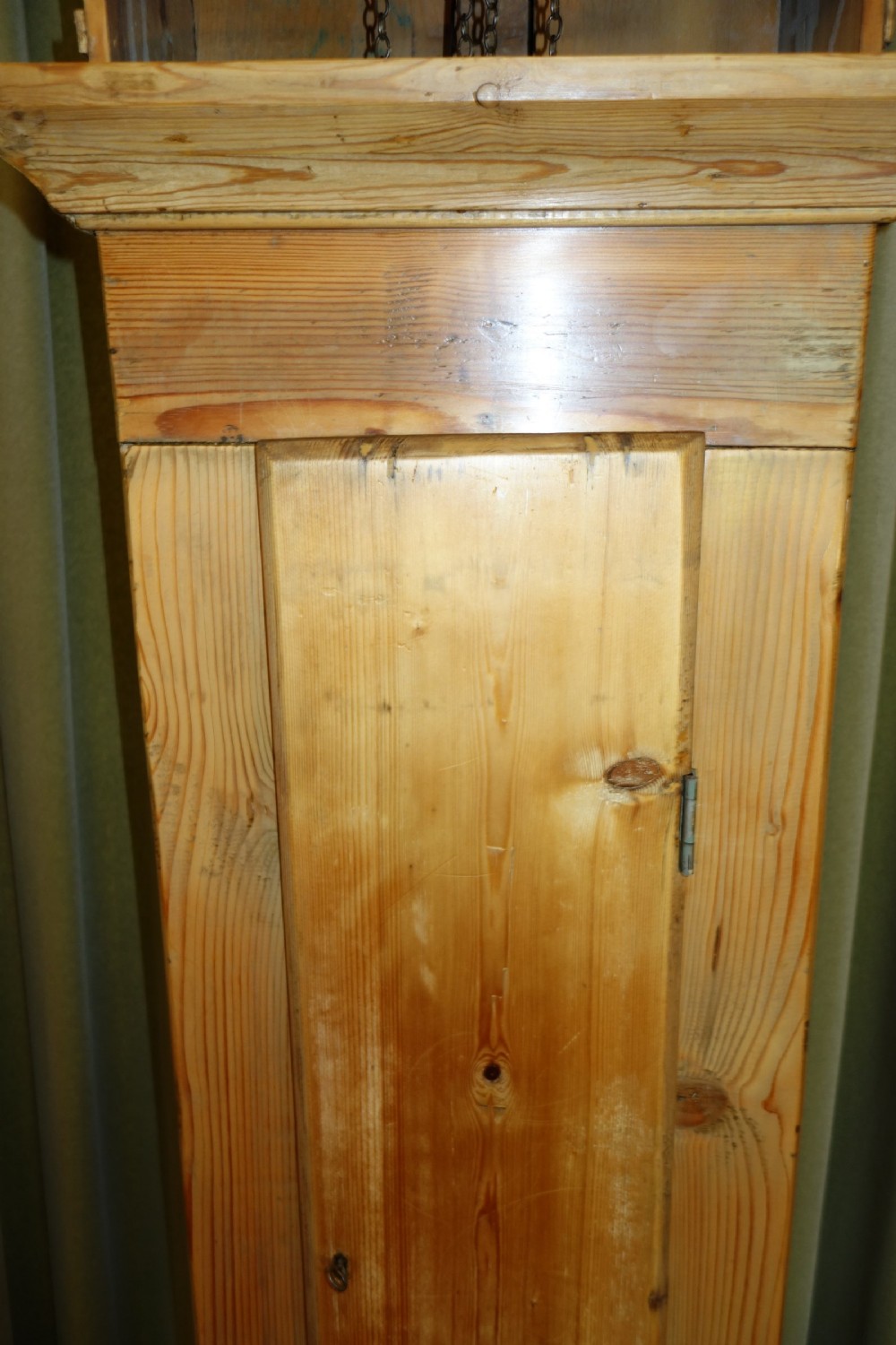 Mid 19th Century Light Country Pine Grandfather Longcase Clock by Augustus Allen of Thrapston, Northamptonshire - UK Delivery & Set UP Available. View II