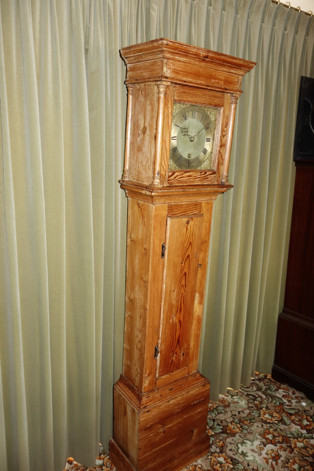 Cottage Pine Late 18th Century Georgian (George III) Grandmother or Grandfather Longcase Clock by John Reynolds - UK Delivery & Set Up Available  View VII
