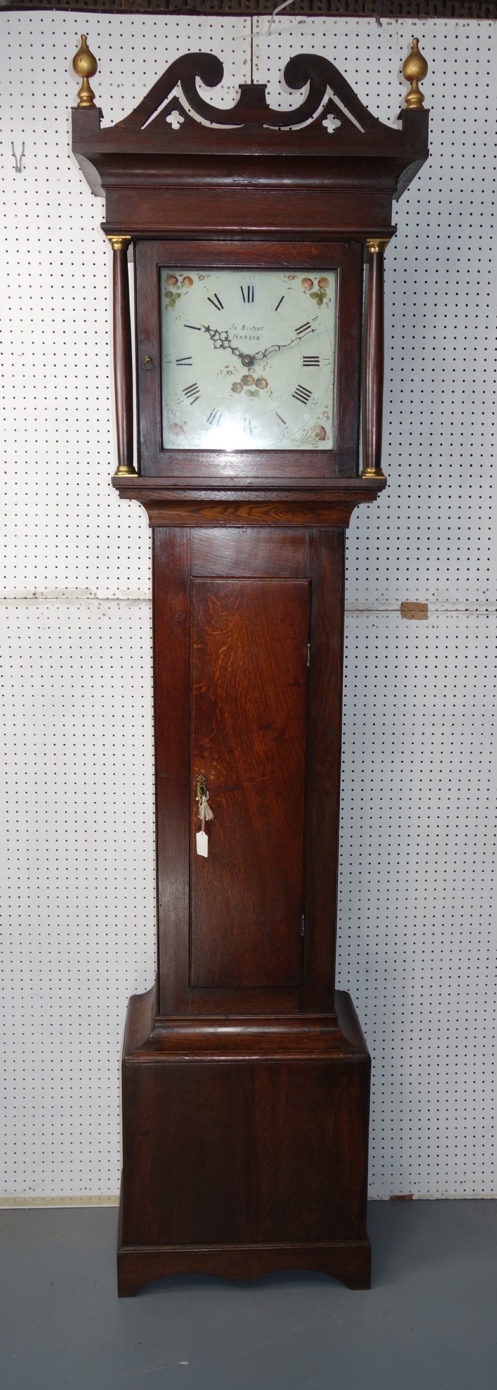 Late 18th Century (George III) Oak Grandfather Georgian Longcase Clock - John Birtles of Market Harborough