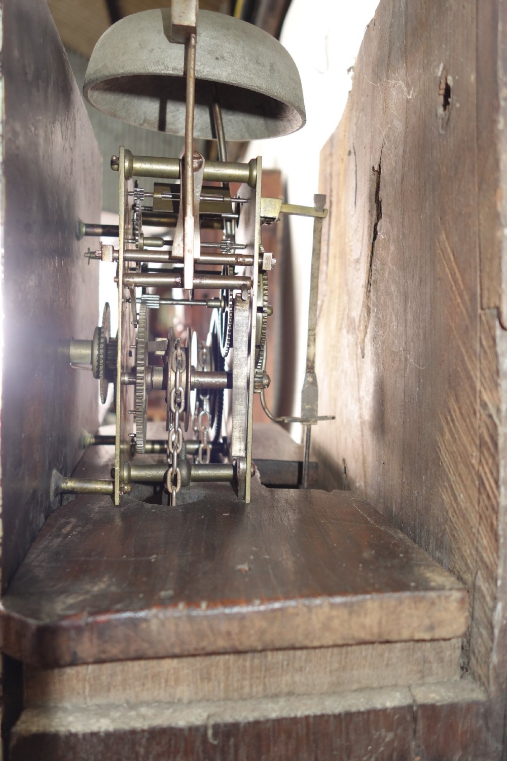 Late 18th Century (George III) Oak Grandfather Georgian Longcase Clock - John Birtles of Market Harborough View V