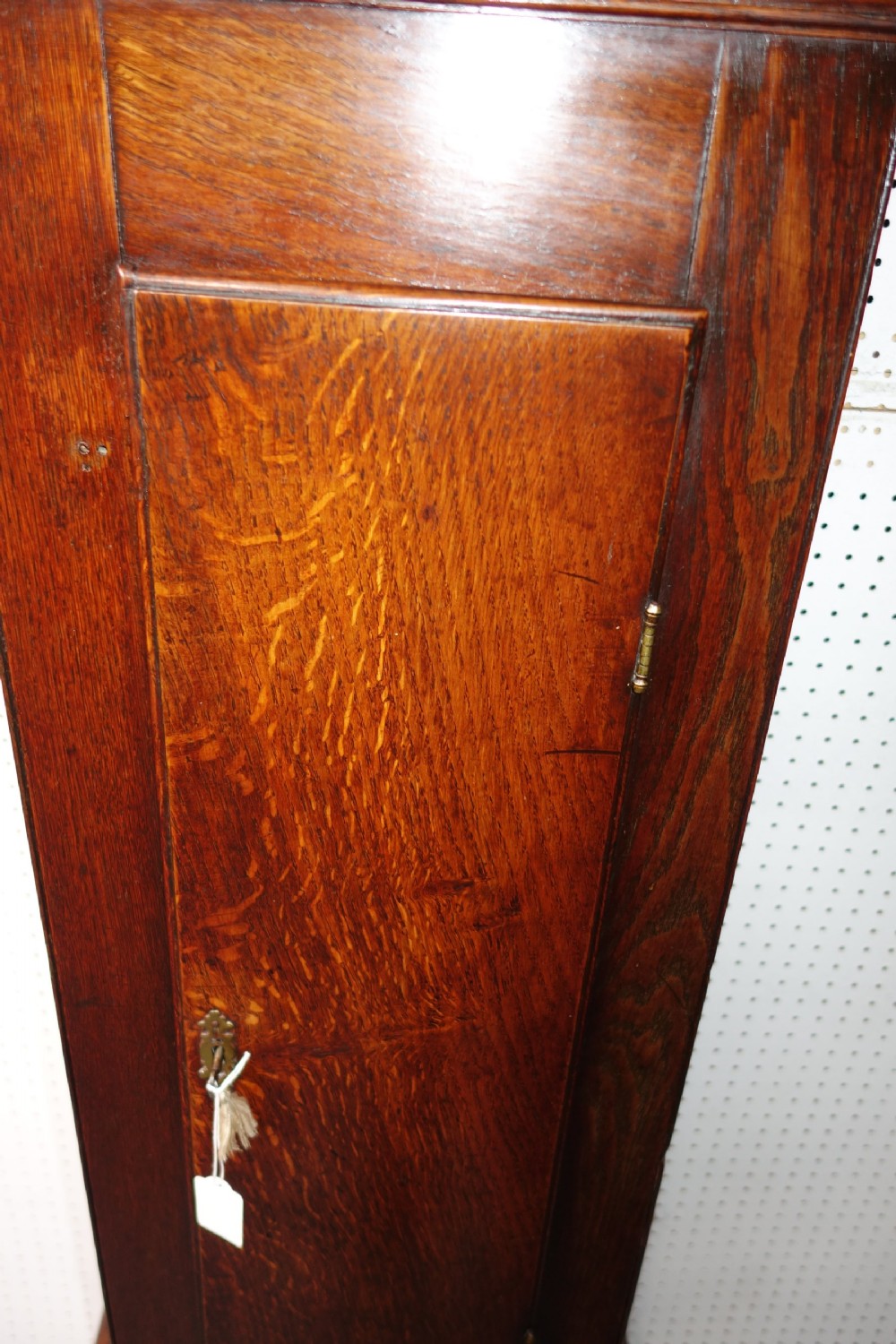 Late 18th Century (George III) Oak Grandfather Georgian Longcase Clock - John Birtles of Market Harborough View VIII
