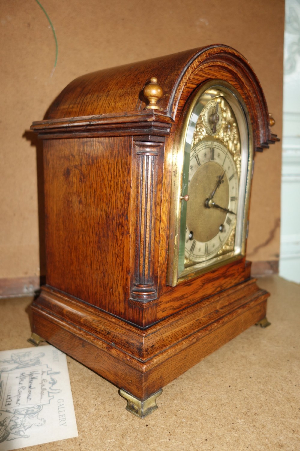 Petit 19th Century Bracket or Mantel Clock by Camerer Kuss & Co. (later to become Camerer Cuss & Co) with a Quality 8 Day WH Sch Striking Clock View III
