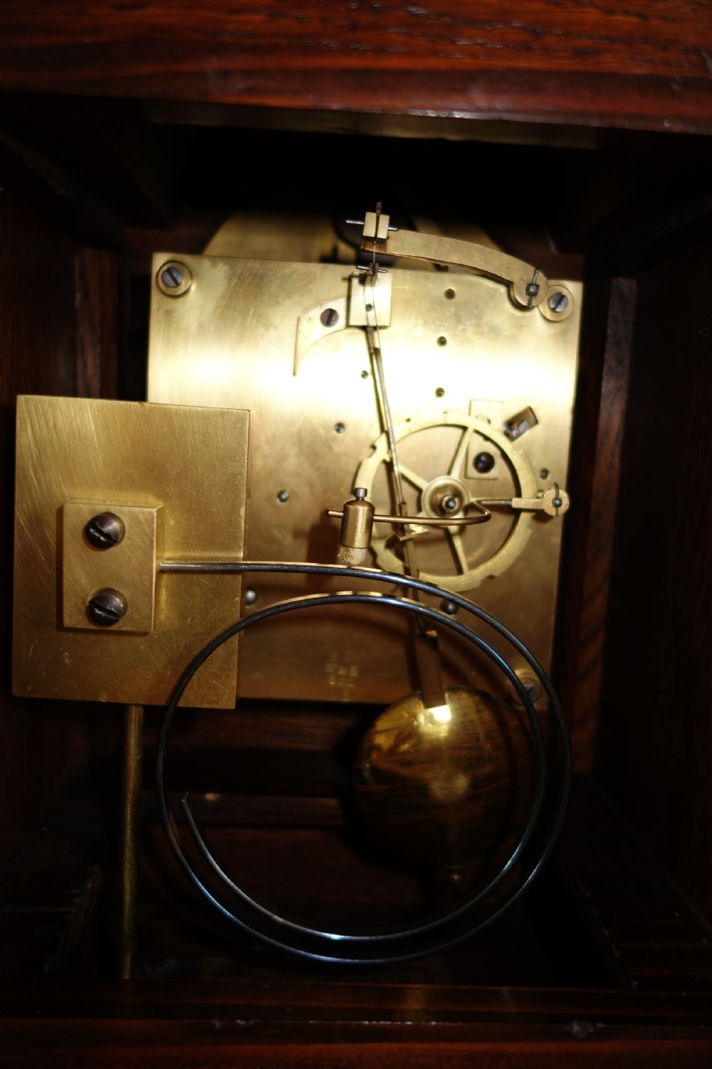 Petit 19th Century Bracket or Mantel Clock by Camerer Kuss & Co. (later to become Camerer Cuss & Co) with a Quality 8 Day WH Sch Striking Clock View VI
