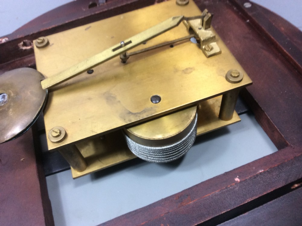 Early 20th C. Fusee Dial School/Office/Railway/Post Office Wall Clock View II
