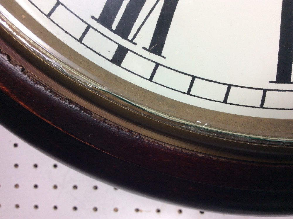 Early 20th C. Fusee Dial School/Office/Railway/Post Office Wall Clock View VI
