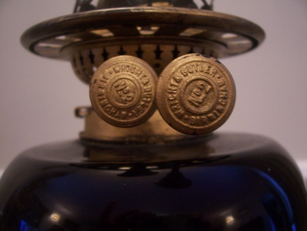Victorian Owl Oil Lamp Wright & Butler View IV
