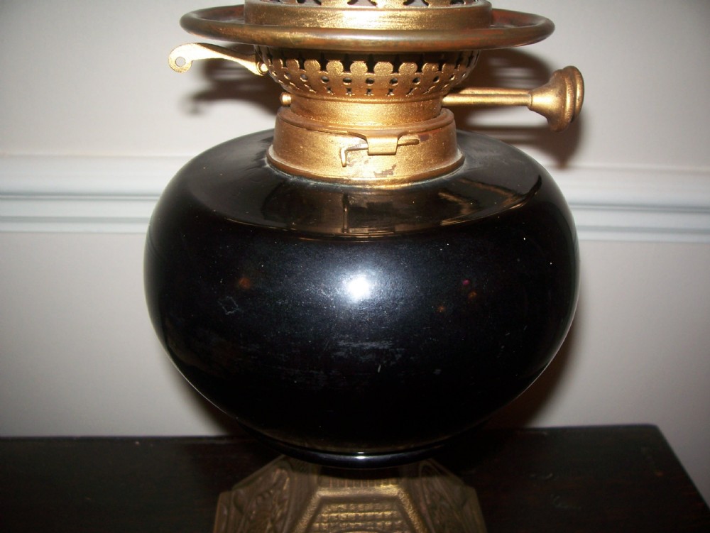 Victorian Owl Oil Lamp Wright & Butler View VI