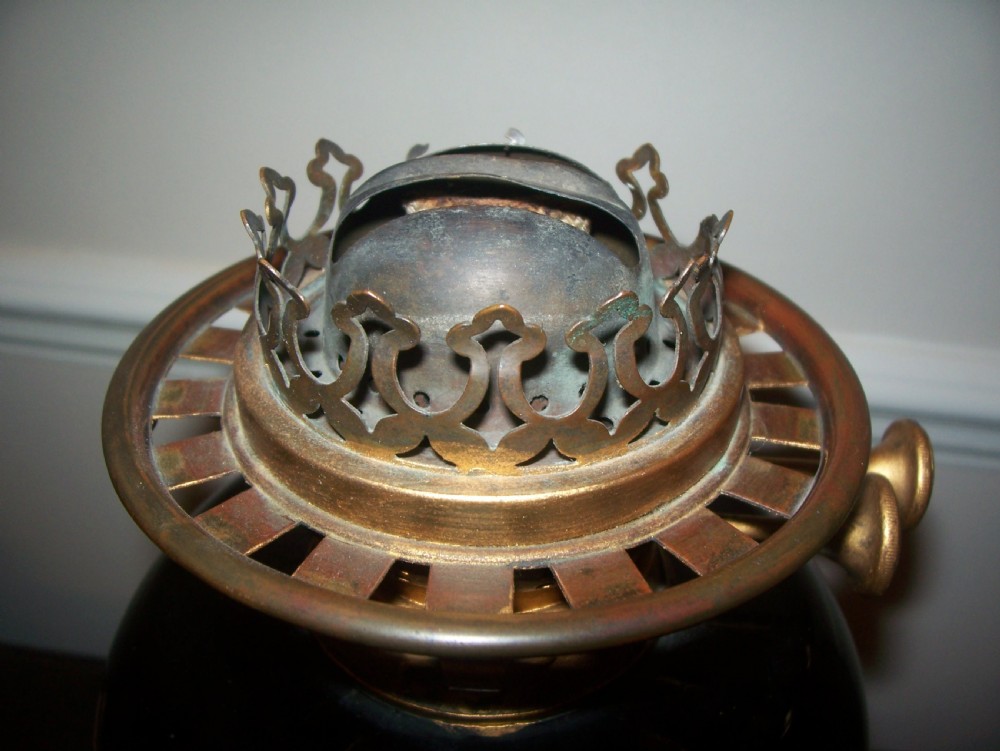 Victorian Owl Oil Lamp Wright & Butler View VII