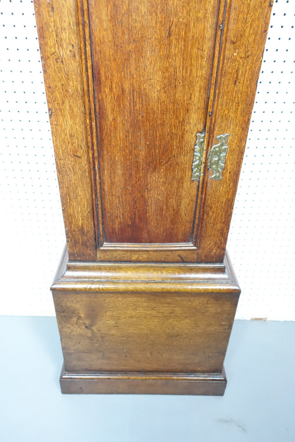 Circa 1740 Early-Mid 18th Century Early Georgian (George II) Birdcage Oak Grandfather Longcase Clock - Peter Bower of Redlench, Somerset. View VIII