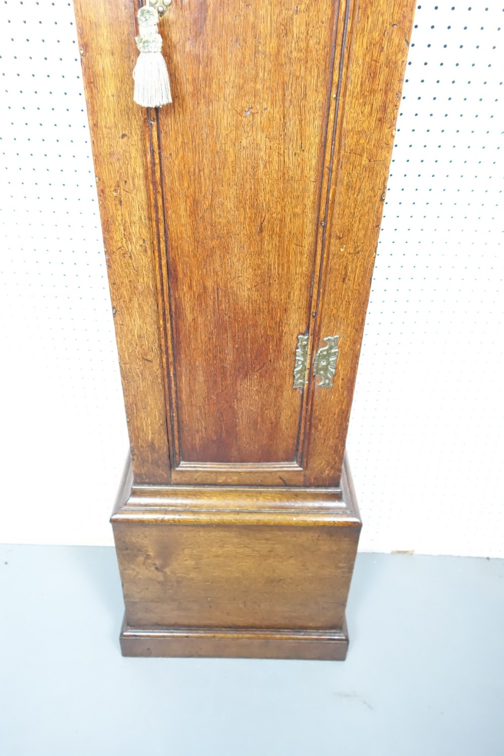 Circa 1740 Early-Mid 18th Century Early Georgian (George II) Birdcage Oak Grandfather Longcase Clock - Peter Bower of Redlench, Somerset. View X