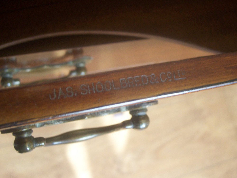 Jas Shoolbred mahogany sheet music filing cabinet View V