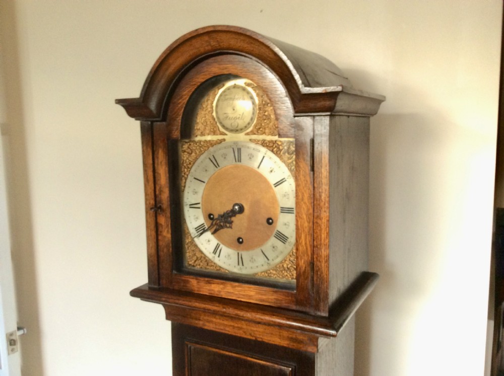 Westminster Chiming Small Grandfather or Grandmother Longcase Clock View IV