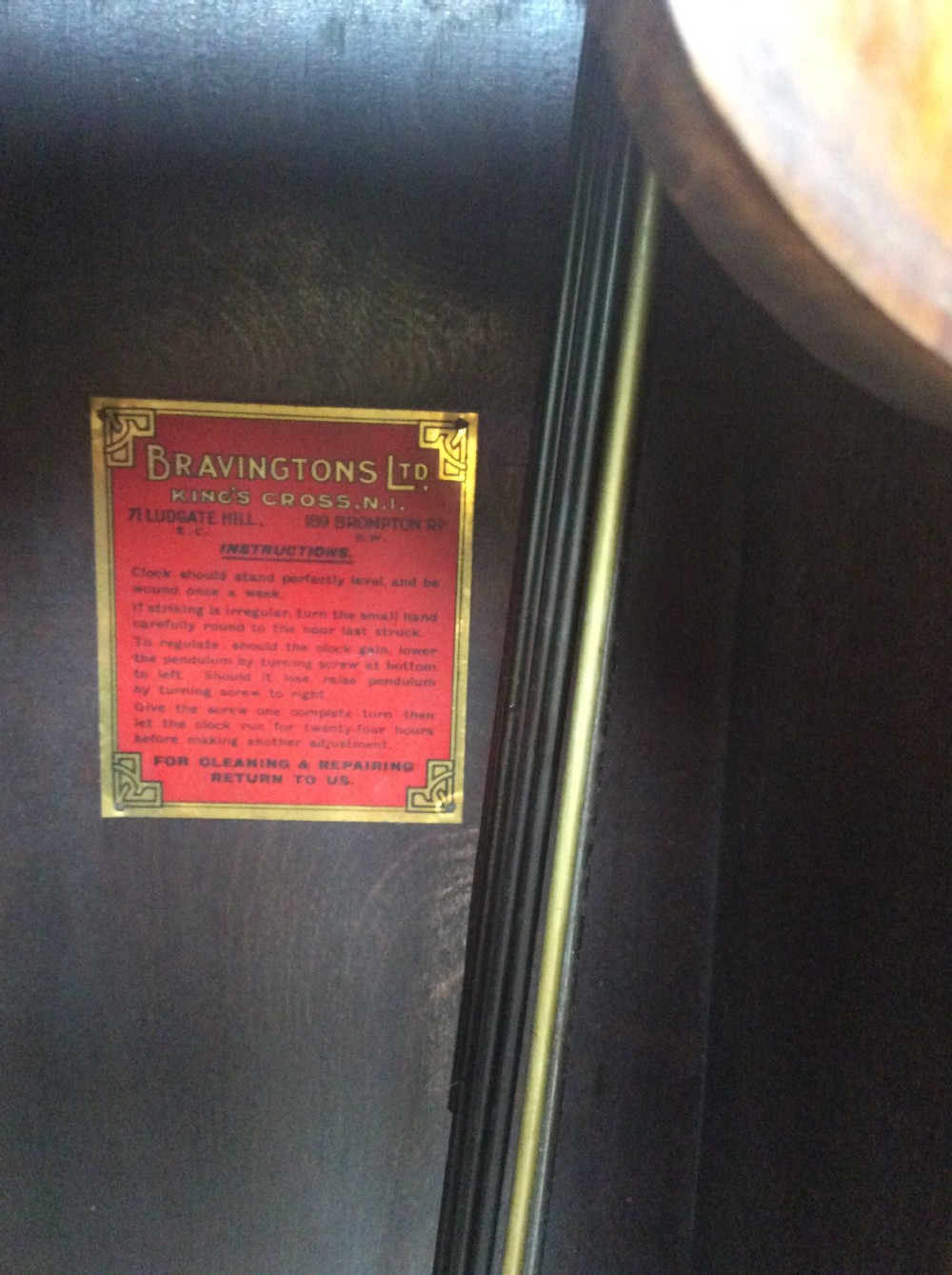 Gustav Becker Burr Walnut Grandmother Longcase Clock with 2 Tunes View V